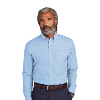 Picture of Brooks Brothers® Wrinkle-Free Stretch Pinpoint Shirt